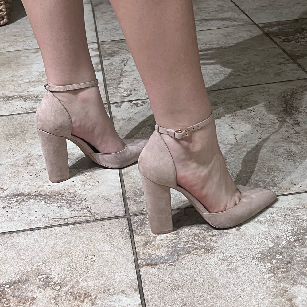 Aldo Beige Women's Block Heels